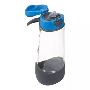 Butelka tritanowa sportowa - bidon Z USTNIKIEM 600 ml BLUE SLATE ( nowy WIĘKSZY model ) | b.box