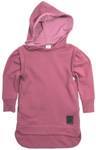 Tunika 219-22 HOODIE TUNIC / AURORA BOREALIS - DARK PINK