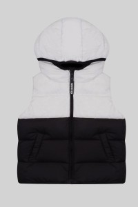 Kamizelka Puchowa DOWN VEST BLACK & WHITE -50%