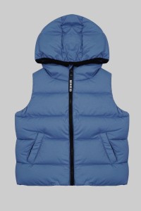 Kamizelka Puchowa DOWN VEST STONE BLUE -50%