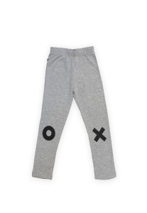 KIDS BASIC LEGGINS – GRAY MELANGE | OX Basic