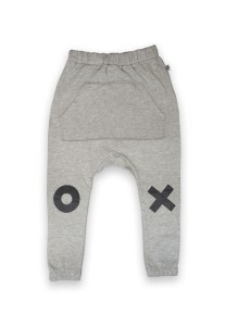 KIDS BASIC BAGGY – GRAY MELANGE | OX Basic