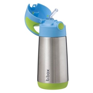 Stalowy bidon termiczny ze słomką 350 ml OCEAN BREEZE | b.box