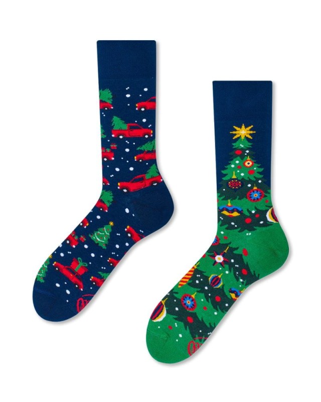 Skarpetki nie do pary Many Mornings XMAS TREE REGULAR