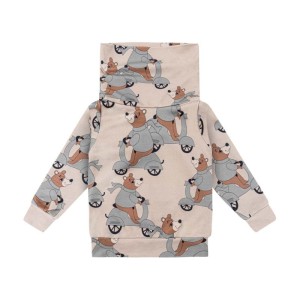 Bluza z kominem MOTOMIŚ JASNY - MOTOBEAR LIGHT / SNOOD SWEATSHIRT