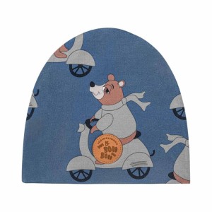 Czapka MOTOMIŚ NIEBIESKI - MOTOBEAR BLUE / BEANIE