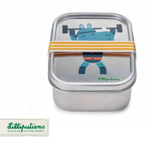 Lunchbox ze stali nierdzewnej Super Nosorożec Marius | LILLIPUTIENS
