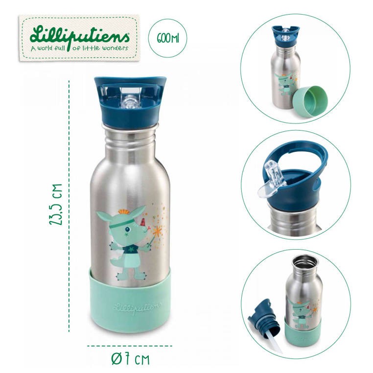 LILLIPUTIENS-Bidon-600-ml-ze-stali-nierdzewnej-ze-slomka-Magiczny-Smok-Joe-polkabubu-2.jpg