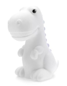 Lampka nocna dotykowa DINOZAUR BIAŁY z akumulatorem | Dhink