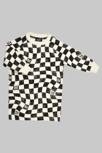 Sukienka OVERSIZED CHECKERED DRESS