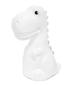 Lampka nocna dotykowa DINOZAUR BIAŁY duży XL z akumulatorem | Dhink