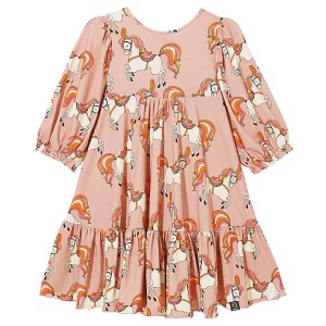 Sukienka New Hippie Dress PALE PINK HORSE