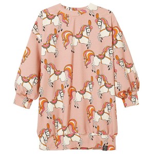 Sukienka Sweatshirt Dress PALE PINK HORSE