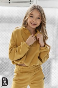 Bluza MUSZTARDA z zamkiem