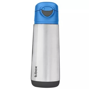 Stalowy bidon termiczny z ustnikiem sportowym 500 ml BLUE SLATE | b.box