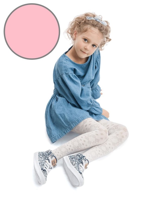 miękkie rajstopy wiskoza SNOW WHITE BLUSH