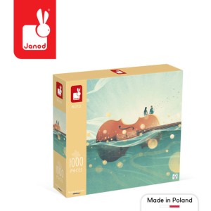 Janod 9 lat+ Puzzle artystyczne Podróż na skrzypcach 1000 el.