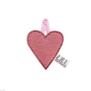Spinka with love BAWEŁNIANE SERDUSZKO CIEMNY RÓŻ baby