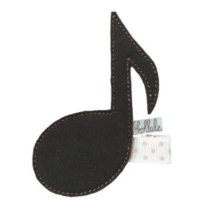 Spinka music BAWEŁNIANA NUTKA CZARNA standard