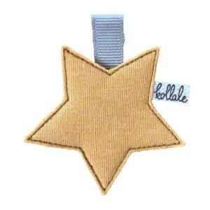 Spinka winter stars BAWEŁNIANA GWIAZDA MUSZTARDOWA standard