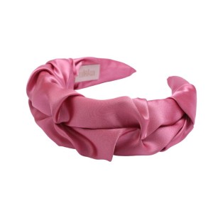 Opaska marszczona marszczULKa Satynowa RUBY