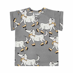 T-Shirt WROTKI SZARE - ROLLER GREY T-SHIRT