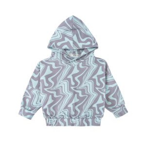 Bluza MAZY SZARE - PAINT GREY / PULLOVER HOODIE
