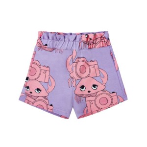 Szorty Paperbag KRABIK FIOLET - CRABI PURPLE / PAPERBAG SHORTS
