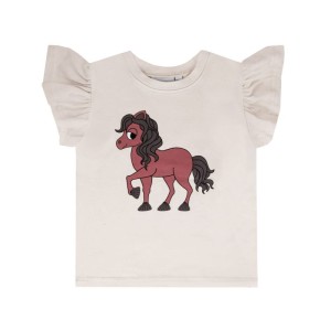 Koszulka ze skrzydełkami KONIK BASIC - HORSIE / FRILL TANK