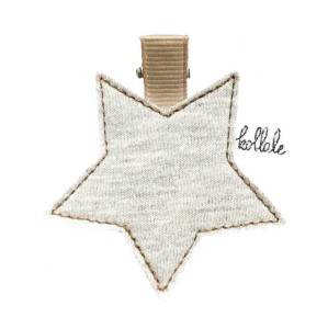 Spinka winter stars BAWEŁNIANA GWIAZDA JASNO-SZARA standard