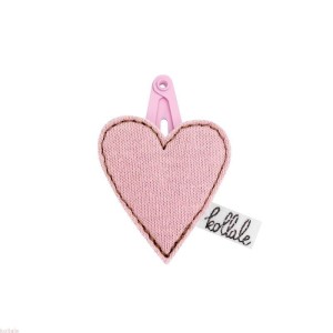 Spinka with love BAWEŁNIANE SERDUSZKO JASNY RÓŻ baby