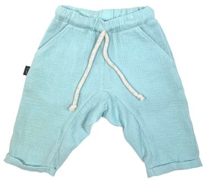 Szorty 059-23 MUSLIN SHORTS / BLUE - GOTS