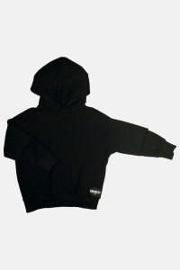 Bluza z kapturem BLACK SKATE HOODIE