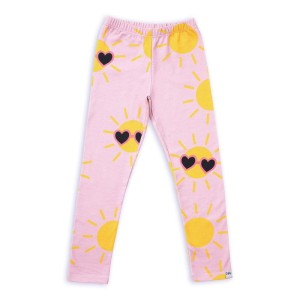 Legginsy SUN ON PINK LEGGINS