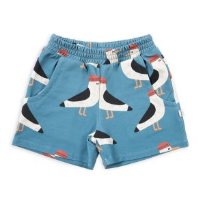 Szorty SEAGULL ON TURQUOISE SHORTS
