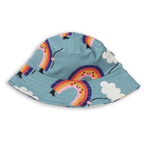 Kapelusz RAINBOW ON BLUE BUCKET HAT