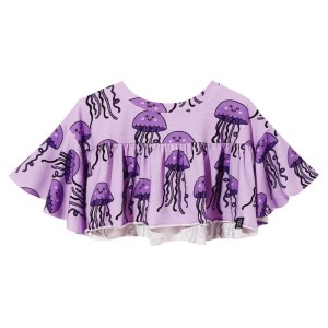 Koszulka Frill Top VIOLET jellyfish