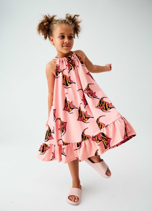 kukukid-bow dress pink orange pink fish-polkabubu-12.jpg