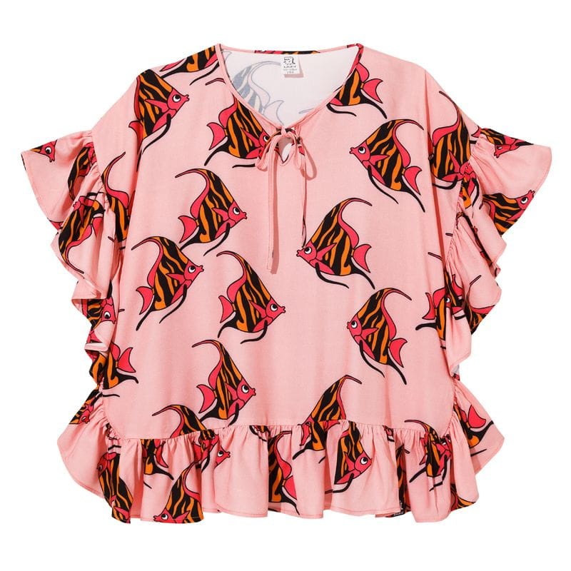 kukukid-poncho dress pink orange pink fish-polkabubu-57.jpg