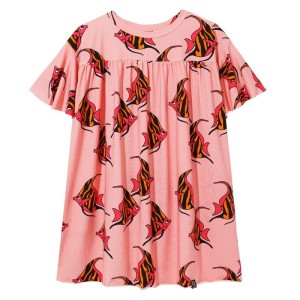 Sukienka Chill Dress PINK orange-pink fish