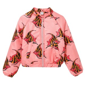 Kurtka Bomber Jacket PINK fish -50%