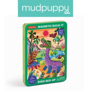 Mudpuppy 4 lata+ Magnetyczne konstrukcje Dinozaury