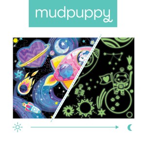 Mudpuppy 5 lat+ Puzzle świecące w ciemności Kosmiczne marzenia 100 el.