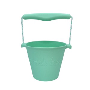 Scrunch 12 m+ Składane wiaderko Bucket MIĘTOWY do wody i piasku