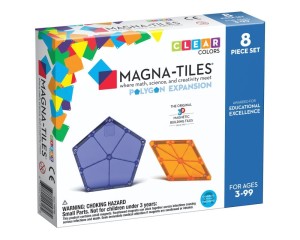 MAGNA-TILES 3 lata+ Klocki Magnetyczne Polygons 8 el. Zestaw do rozbudowy Magna-Tiles®