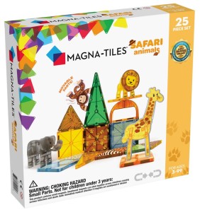 MAGNA-TILES 3 lata+ Klocki Magnetyczne Safari Animals 25 el. Magna-Tiles®