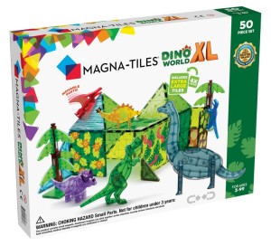 MAGNA-TILES 3 lata+ Klocki Magnetyczne Dino World XL 50 el. Magna-Tiles®