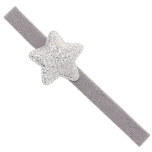 Opaska BROKATOWA GWIAZDKA srebrna / Silver SIENA 211 10 7096 Y