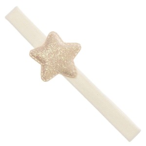 Opaska BROKATOWA GWIAZDKA kremowa / Cream SIENA 211 10 7096 Q