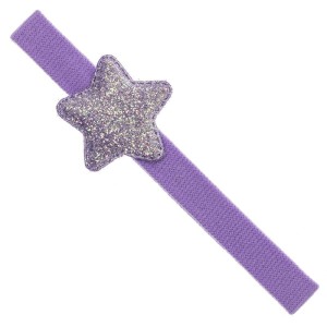 Opaska BROKATOWA GWIAZDKA fiolet / Light Purple SIENA 211 10 7096 T